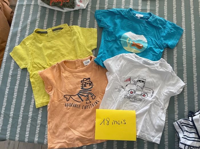 Lot tee shirt manche courte