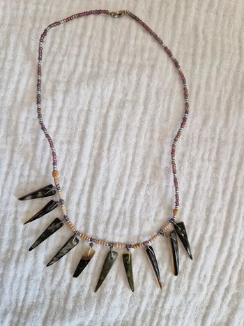 Collier femme perles