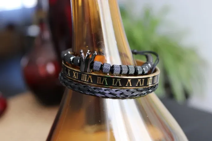 lot de 3 Bracelets homme a porter ensemble a a dissocier marque hippie & bohème - photo numéro 3