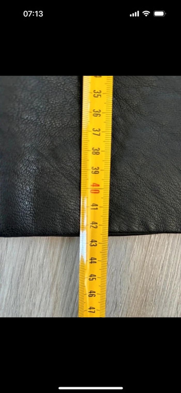 Jupe simili cuir eleven paris taille L - photo numéro 7