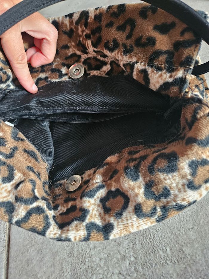 Sac a mainmotifs leopards - photo numéro 3