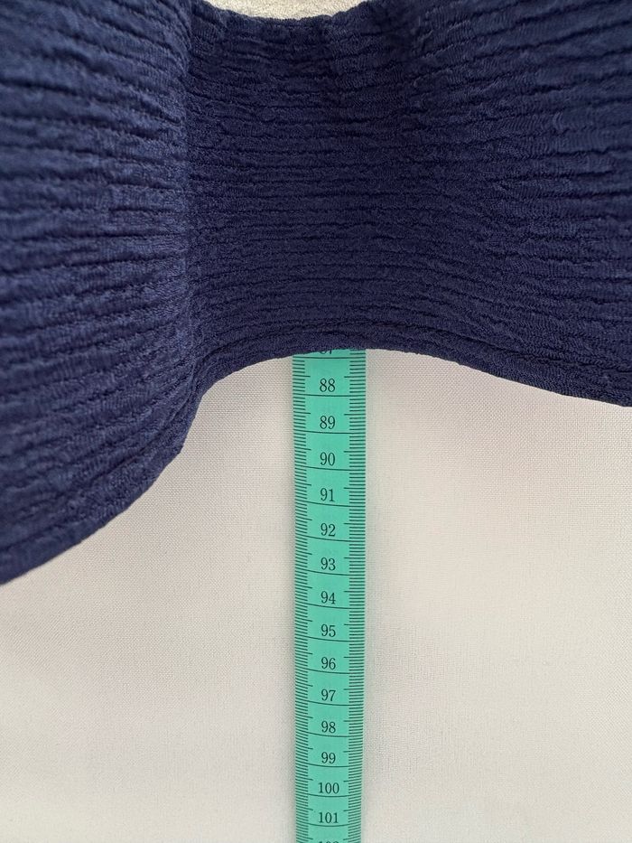 Robe bleu et blanche à rayures - AGB Fashion - Taille Unique - photo numéro 4