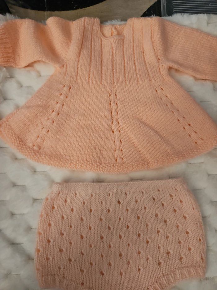 Ensemble en laine pour shooting naissance