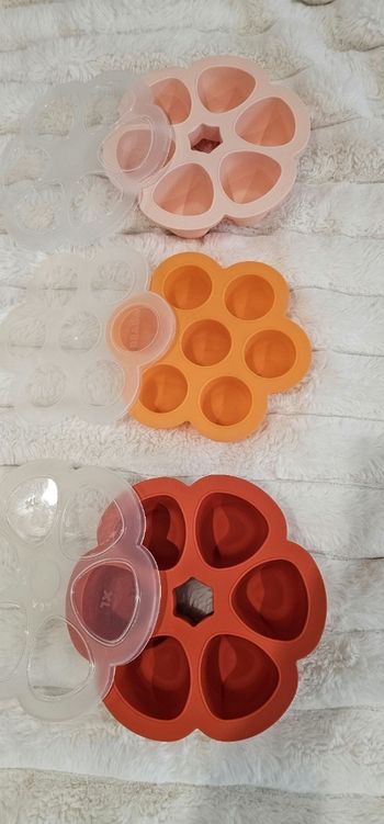 Lot de 3 fleurs 🌸 multiportions BEABA différents formats