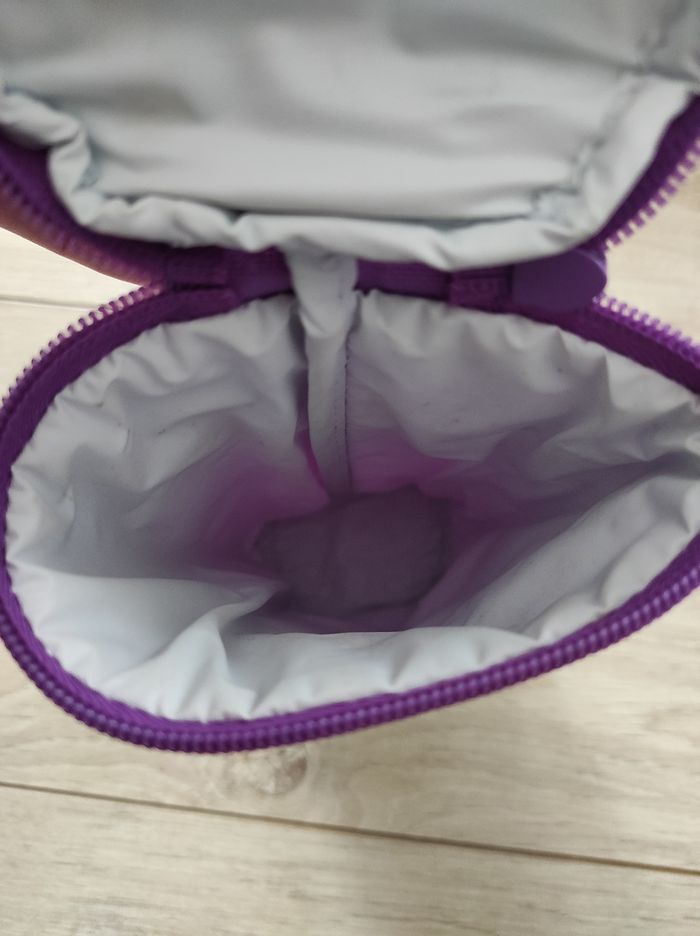 Sac isotherme 2 compartiments bledina violet et vert - photo numéro 4