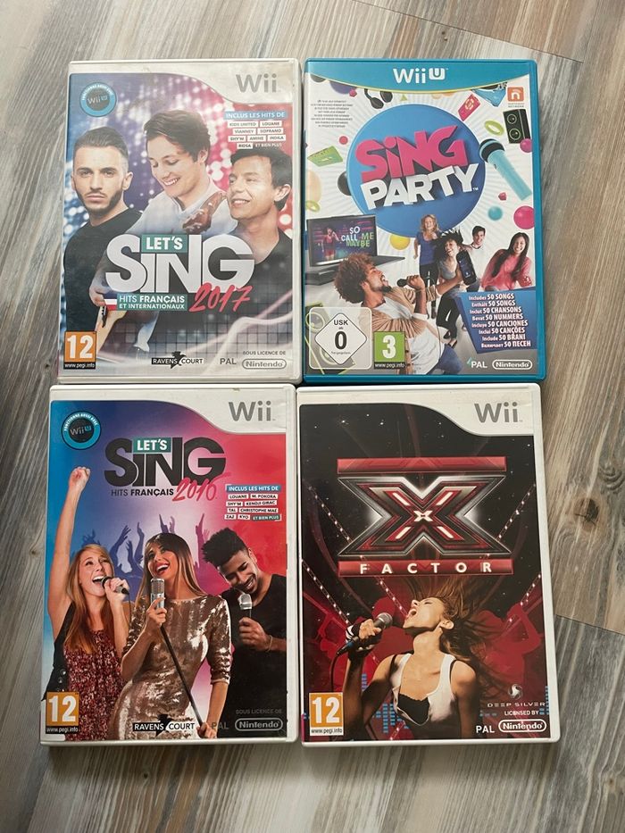 Jeu chat wii let’s sing et autre