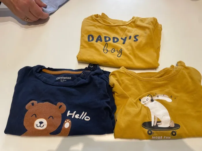 3 tee shirt 24 mois
