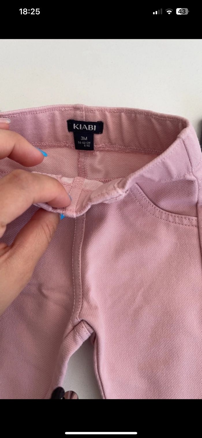Lots pantalons kiabi bebe - photo numéro 3