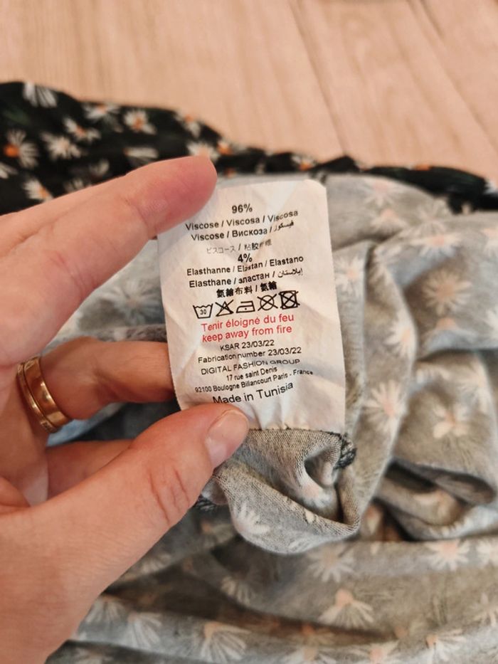 Robe longue d'allaitement marguerite Envie de fraise 42/44 - photo numéro 6