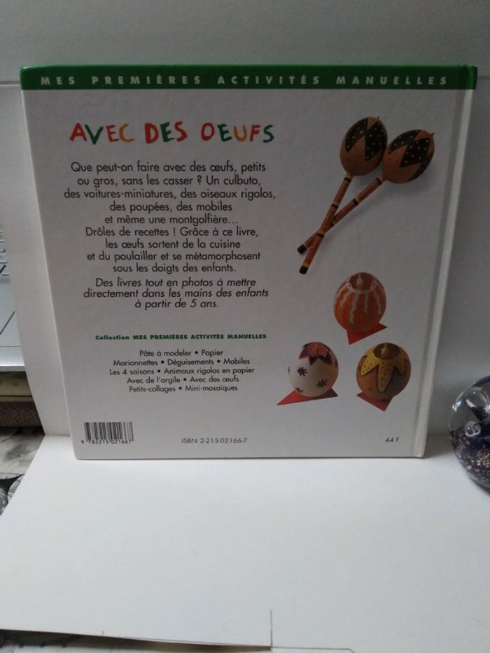 Mes premières activités manuelles avec des œufs - photo numéro 2