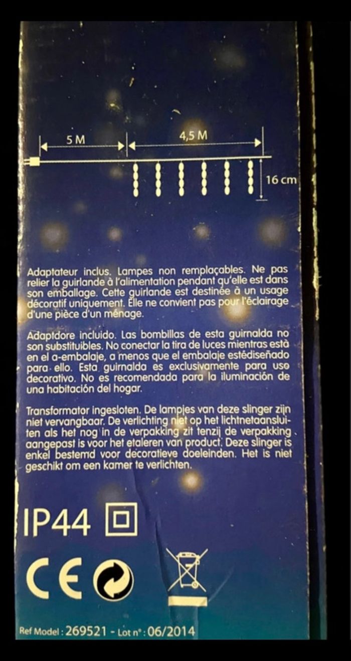 Bordure stalactites blanc froid neuf - photo numéro 2