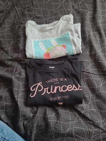 Lot de 2 tee shirts manches longues