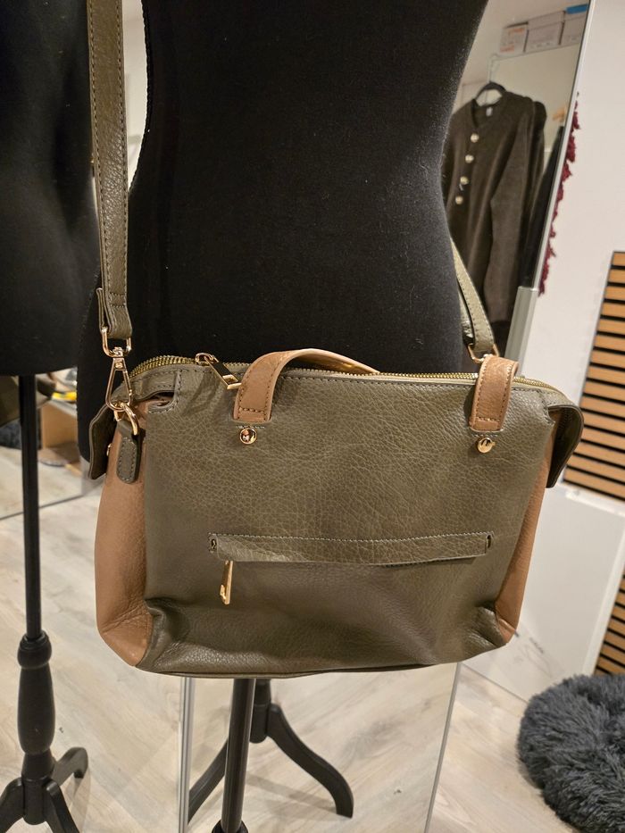 Sac bicolore à bandoulière Gémo - photo numéro 2