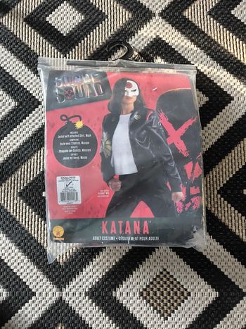Déguisement suicide squad katana taille S neuf