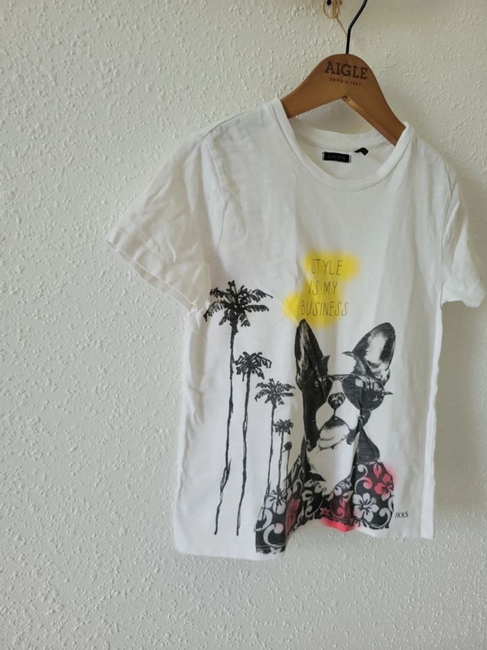 Tee-shirt garçon 👦 IKKS bouledogue - photo numéro 7
