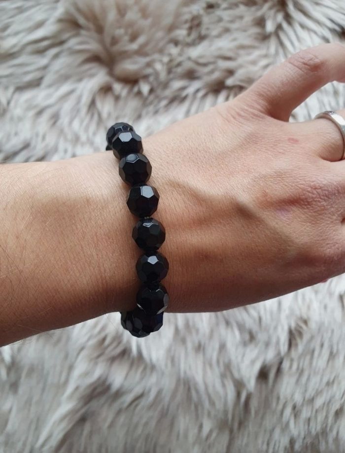 Bracelet fantaisie noir - photo numéro 2