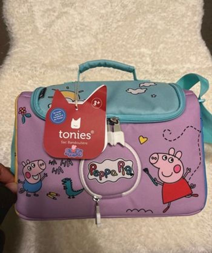 Tonies sac bandoulière Peppa piG pour toniebox