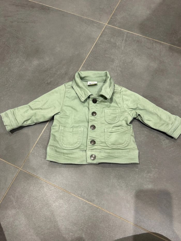 Veste  vert d’eau 3 mois