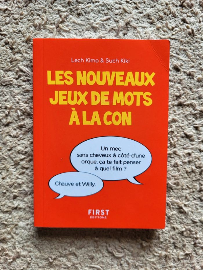 Lot de 2 petits livres d'humour : Jeux de mots à la con de Lech Kimo - photo numéro 4