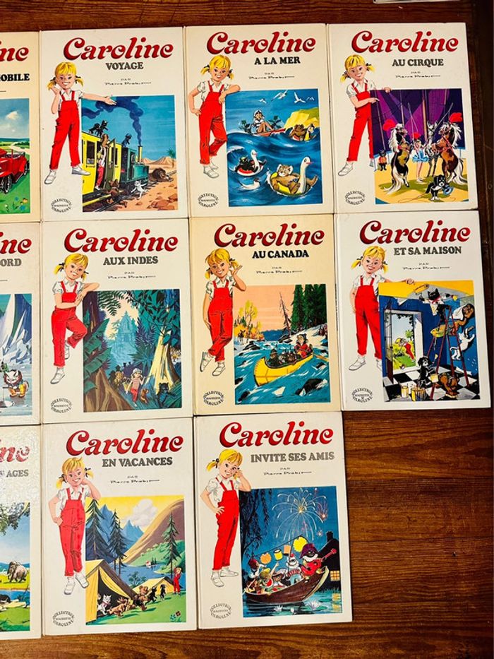 Lot incroyable de 14 Grands albums Hachette livres blancs anciens Caroline Pierre Probst - photo numéro 3