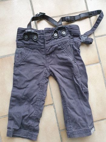 Lot pantalons tape à l'œil 12mois