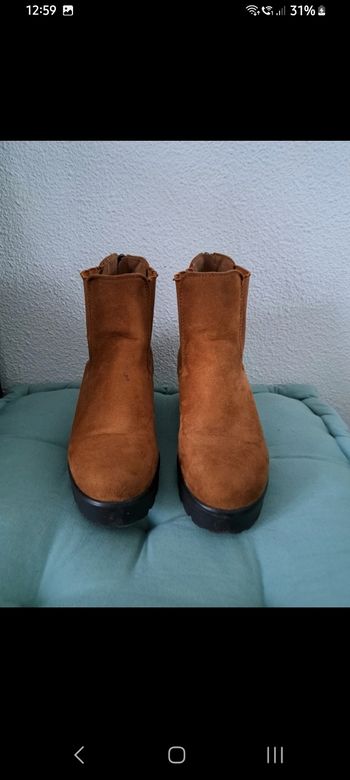 Bottines marron