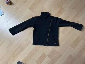 Veste zippée 4 ans mademoiselle rock