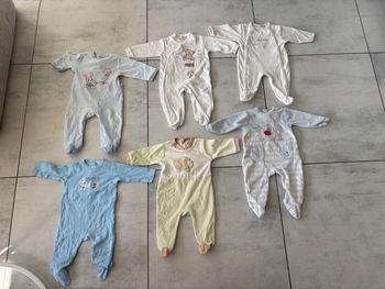 Lot de 6 pyjamas 6 mois 