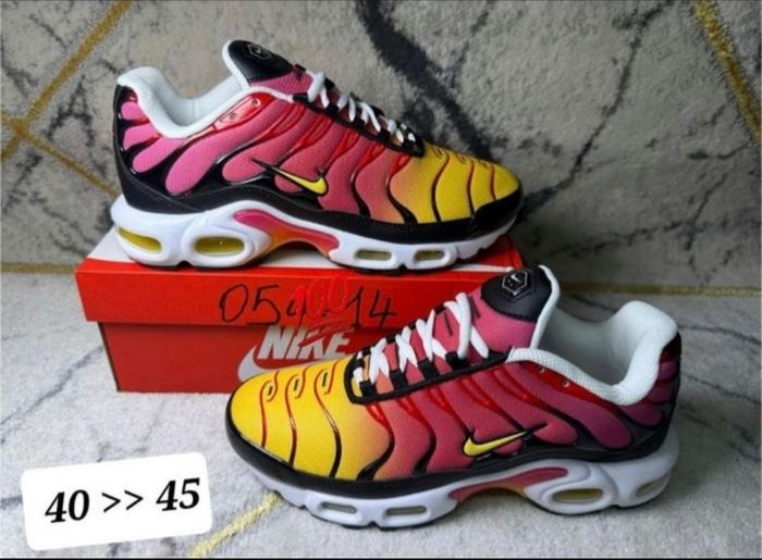Nike tn rainbow jaune rouge 42 - photo numéro 4