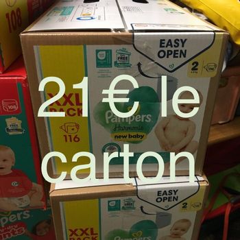 116 couches Pampers harmonie taille 2