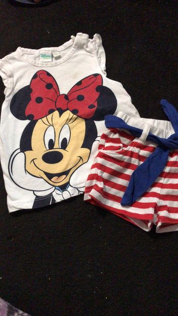Ensemble Minnie 6 mois