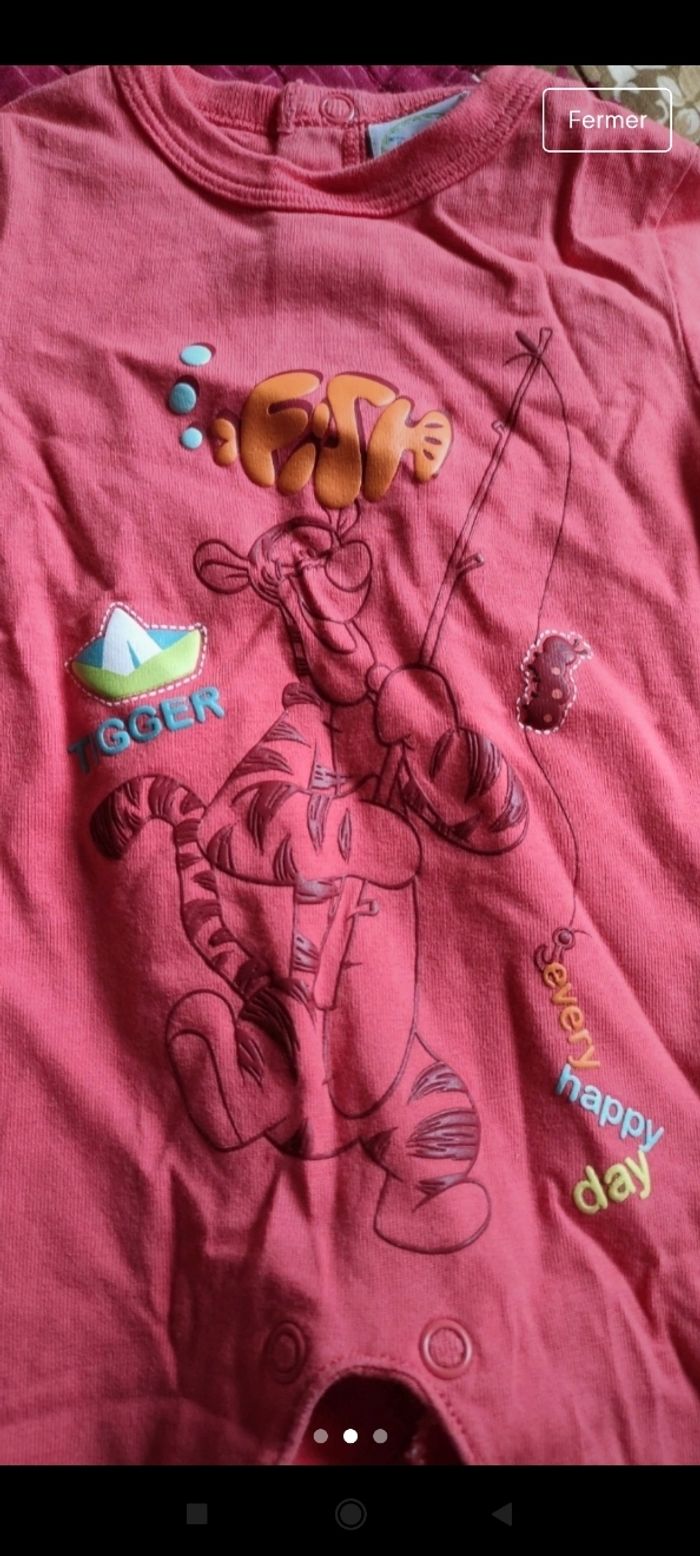 Combinaison Disney Tigrou 3 mois - photo numéro 2