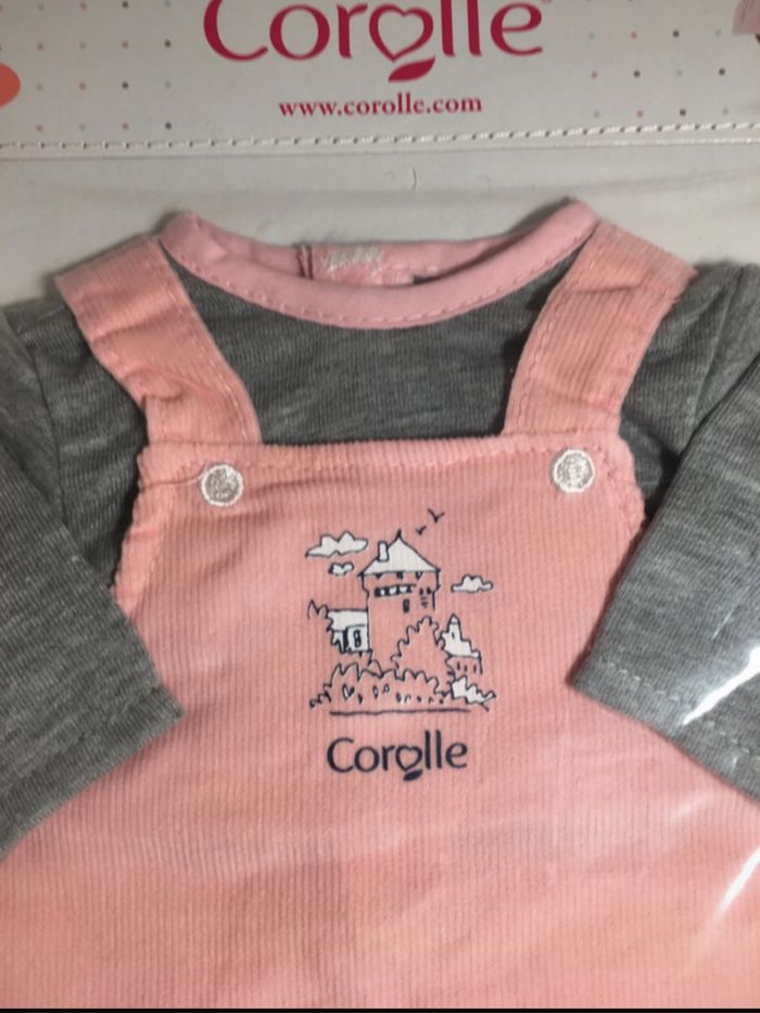 Robe et tee-shirt poupon 36 cm corolle - photo numéro 4