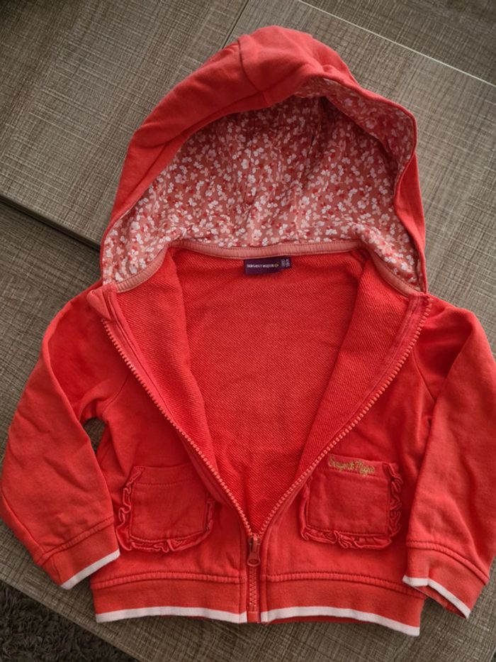 Gilet zippé Sergent Major 3 ans en très bon état - photo numéro 3