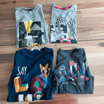 Lot de 4 t-shirt manche longue