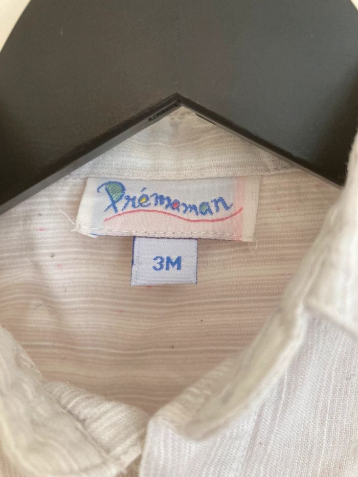 Chemise bébé Prémaman 3 mois - photo numéro 3