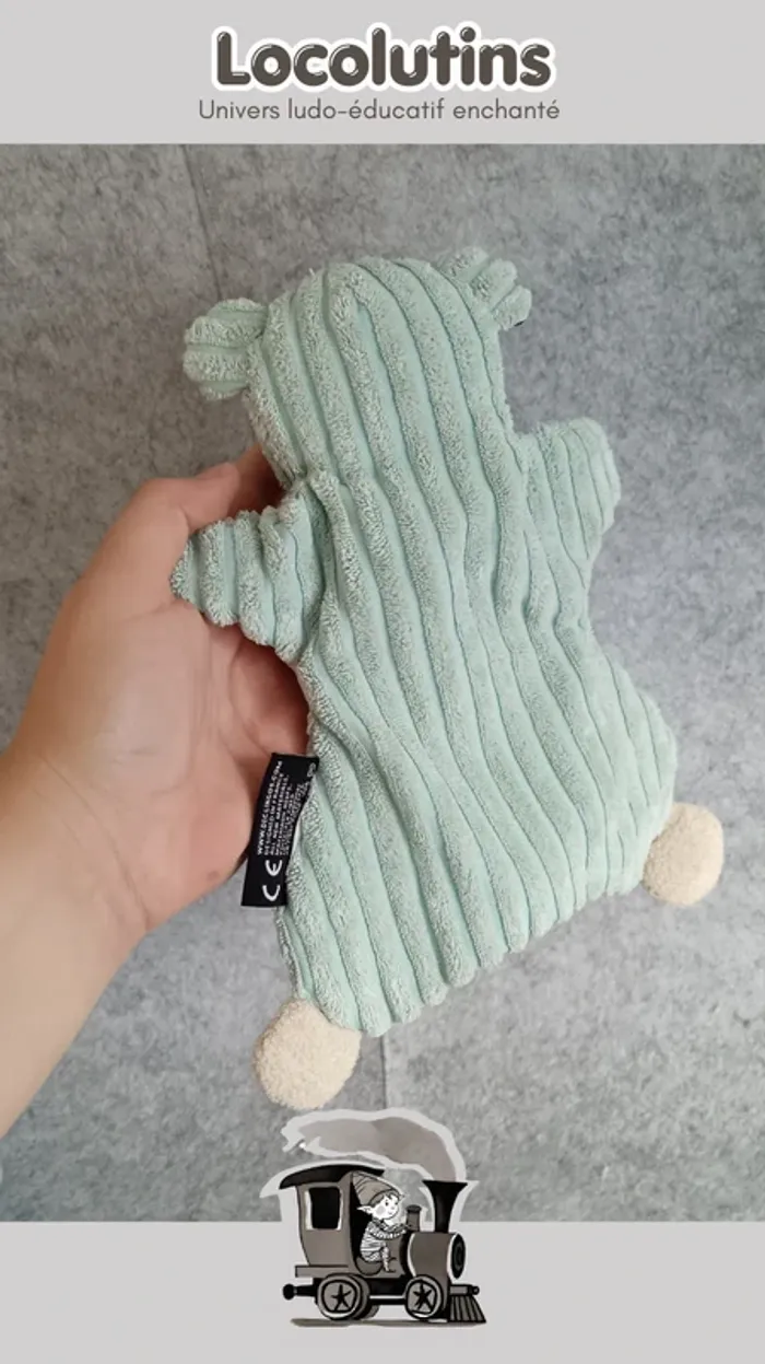 🚂 Doudou ours polaire Deglingos - photo numéro 6