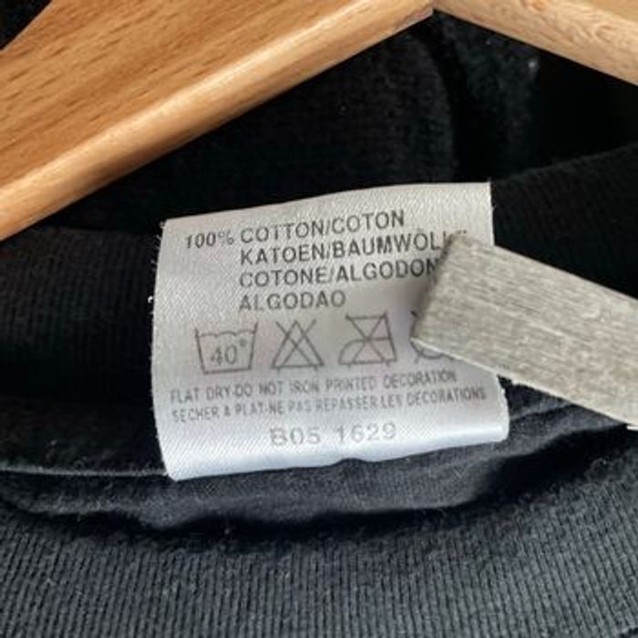 T-shirt noir Losc Uefa Champions League B&C homme coton logo rouge et imprimé dos taille M-L V059 - photo numéro 6