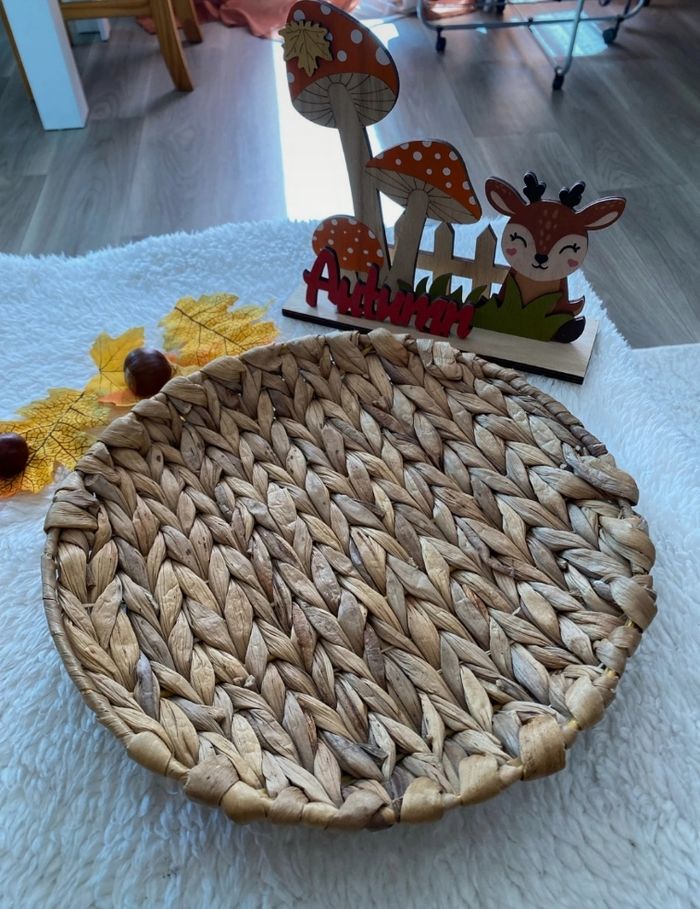 Superbe panier 🧺 tressé Naturel
