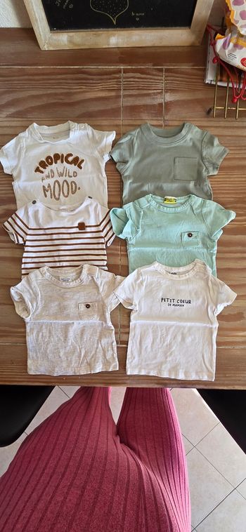 Lot t-shirt 3 mois