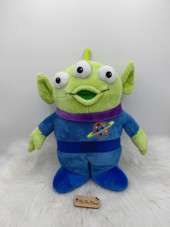 Doudou peluche Extra-terrestre Alien Vert Bleu Toy Story Pixar