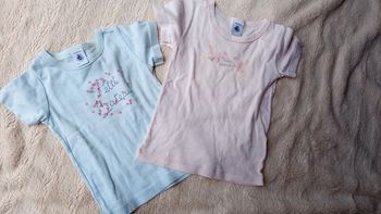 2 t-shirts Petit bateau 🔸2 ans 🔄