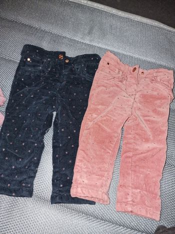 Lot pantalon bébé fille
