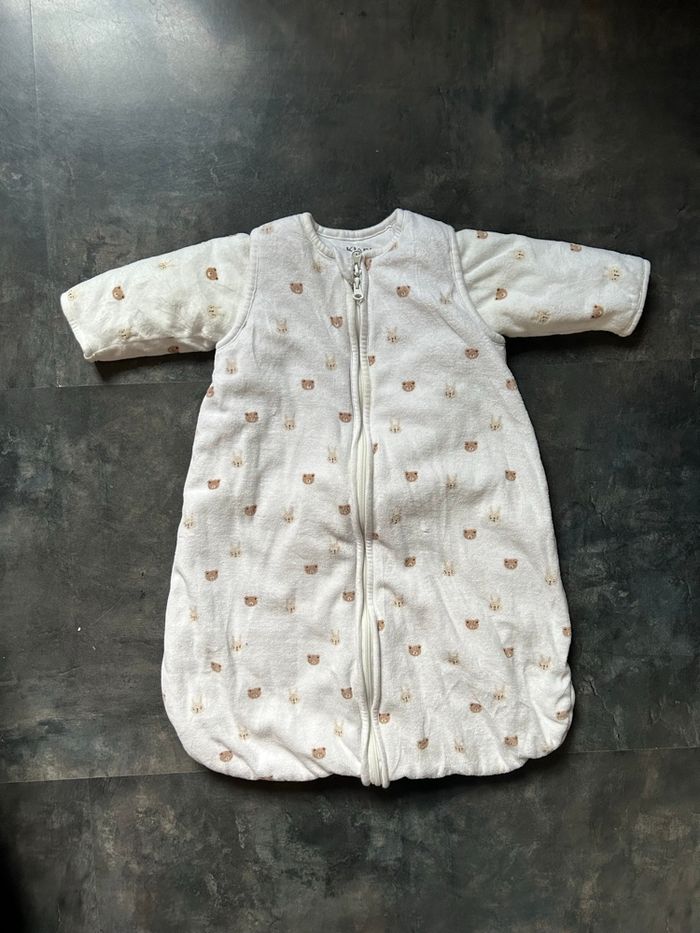 Gigoteuse velours ours lapin naissance kiabi