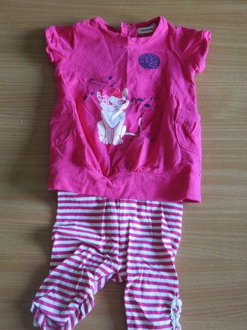 ens tunique+ leggings 6mois