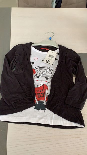 Tee-shirts manche longue rock 6 ans Tissaia