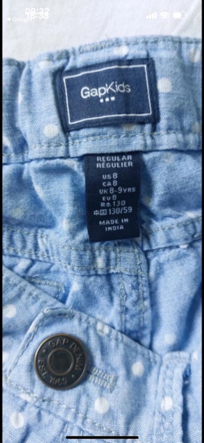 Short GAP kids taille 8 ans - photo numéro 3