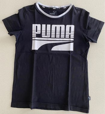 T-shirt manche courte noir puma