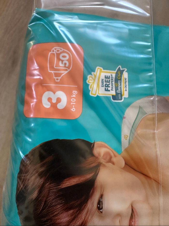 3 paquets pampers baby dry taille 3 - photo numéro 2