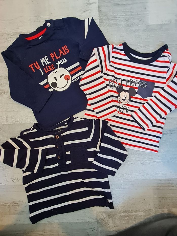 Polos tshirt sous pull - photo numéro 4